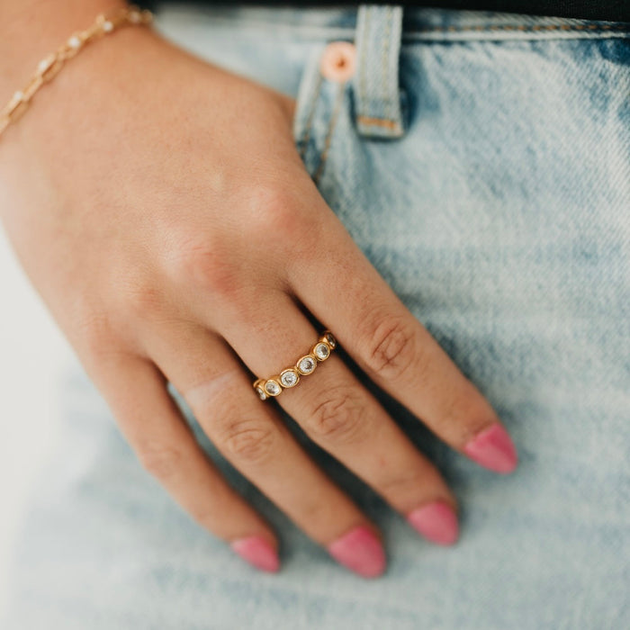 Esme Eternity Ring - WATERPROOF - Glamourous Grace