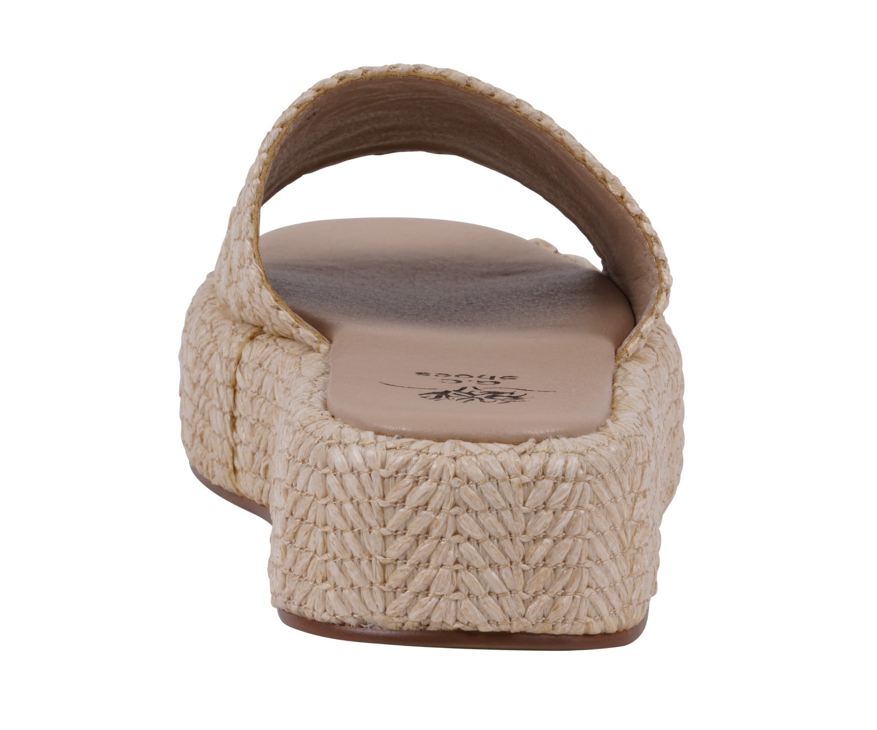 Women's Evie Natural Platform Slide - Glamourous Grace