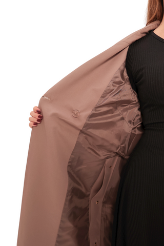 Jackie Trench Coat in British Tan
