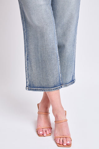 Women's High Rise Cropped Wide Leg