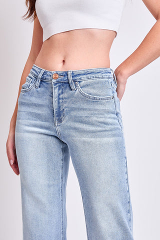 Women's High Rise Cropped Wide Leg