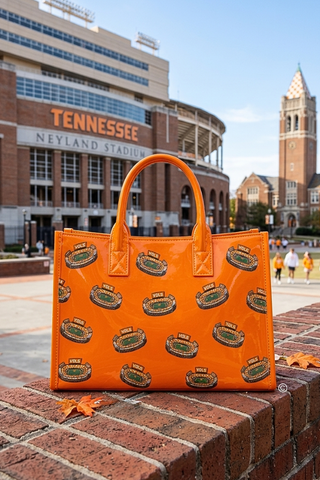 SC - ETA 9/30-10/14 Saturday in Knoxville Vinyl Tote© - Glamourous Grace