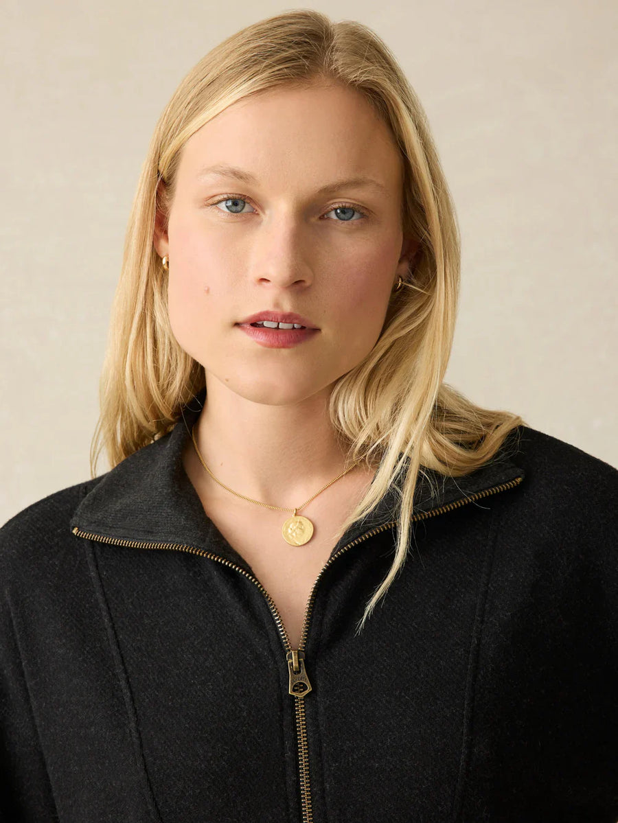 Faherty Legend Quarter Zip Dress - Glamourous Grace