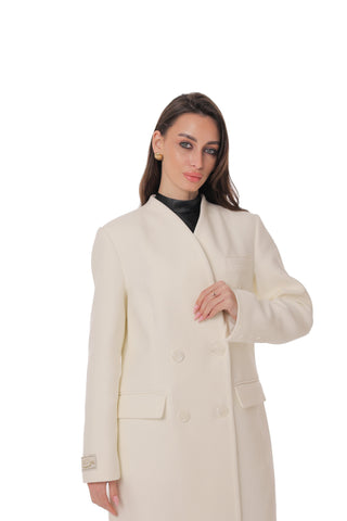 Amelia Longline Cashmere Blend Coat