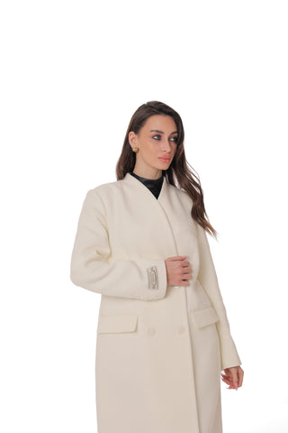 Amelia Longline Cashmere Blend Coat