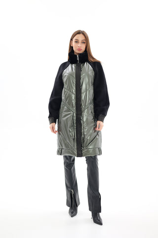 Kopenhagen Fur® Mink Italian Cashmere Wool Vogue Coat