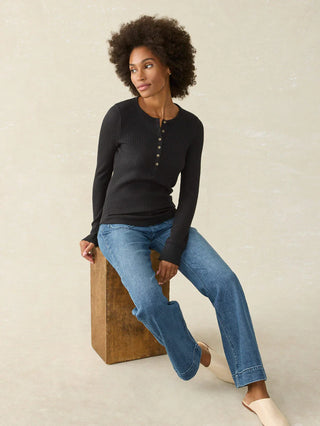 Faherty Legend Apres Waffle Henley