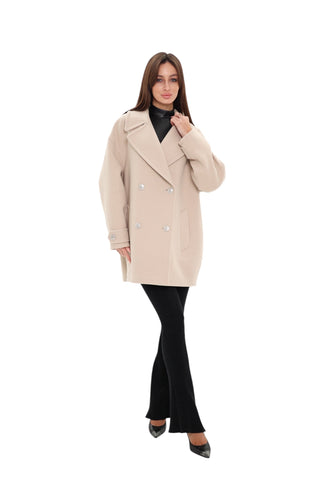 Kyoto Midi Cashmere Wool Blend Coat