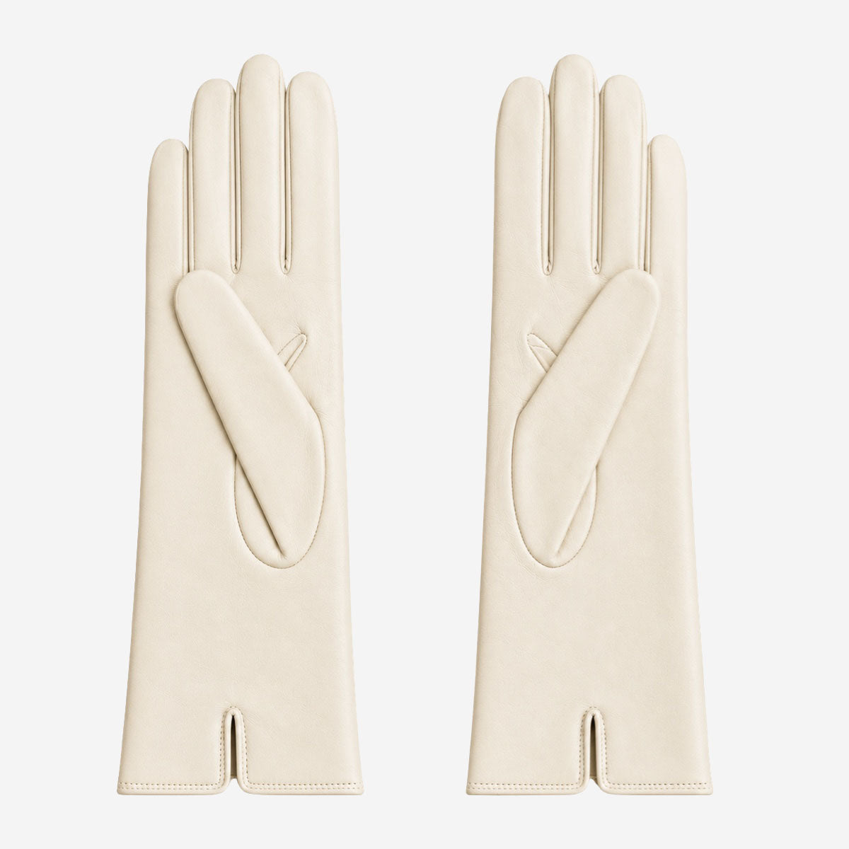 FC04 (cream) - Women's Italian cashmere lined leather gloves - Glamourous Grace