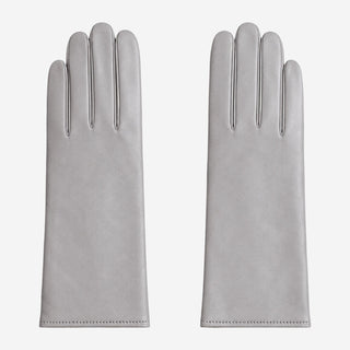FC04 (grey) - Women's Italian cashmere lined leather gloves - Glamourous Grace
