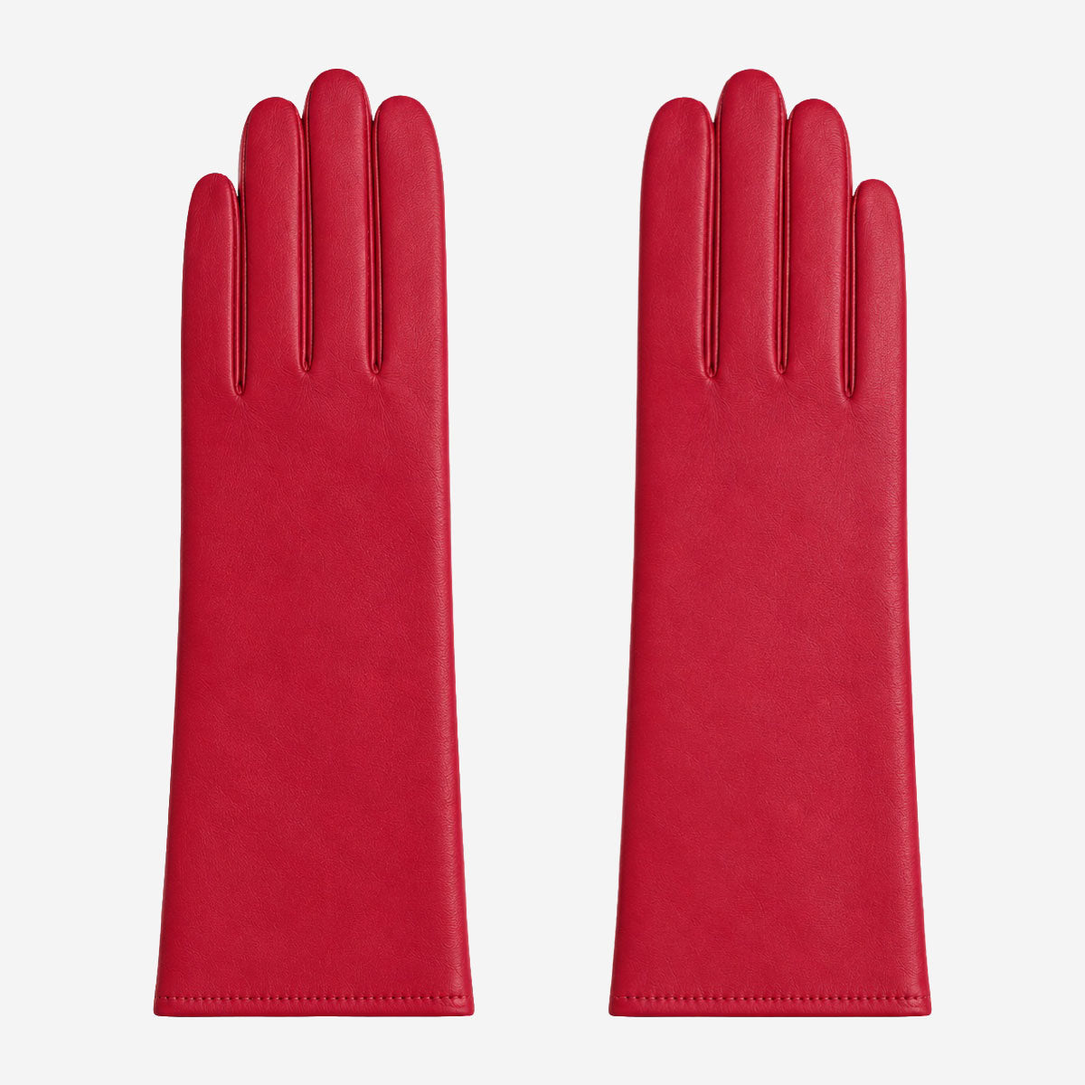 FC04 (deep red) - Women's Italian cashmere lined leather gloves - Glamourous Grace