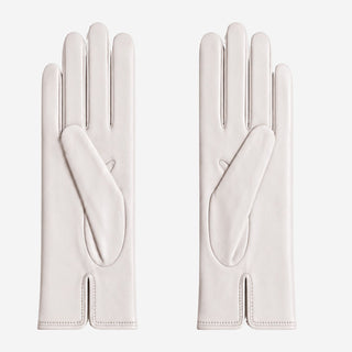 FC04 (rosewater) - Women's Italian cashmere lined leather gloves - Glamourous Grace