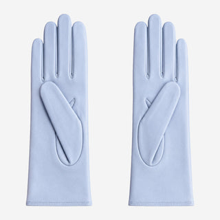 FC04 (sky) - Women's Italian cashmere lined leather gloves - Glamourous Grace