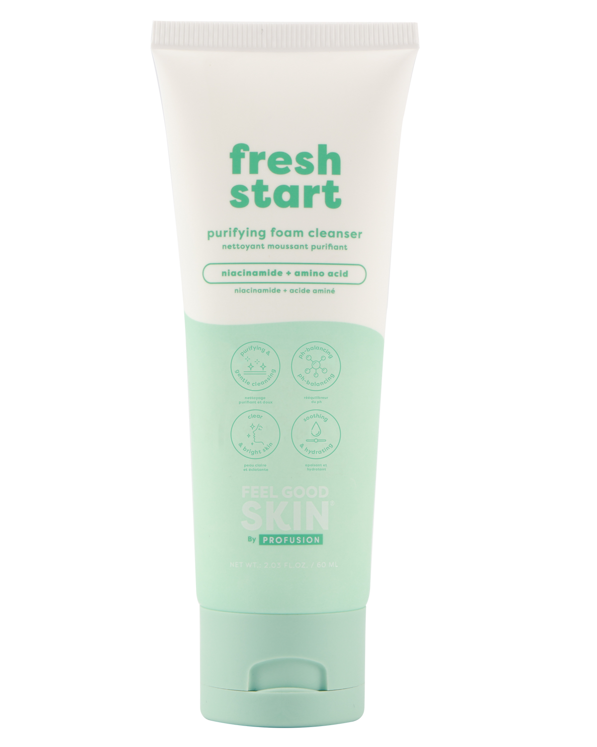 Feel Good Skin | Fresh Start Purifying Concentrated Foam Cleanser - Glamourous Grace
