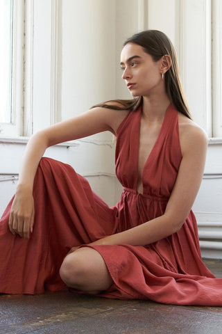 SHARE YOUR GLOW WOVEN MAXI DRESS - Glamourous Grace