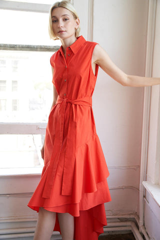 LOOKING MY WAY WOVEN MIDI DRESS - Glamourous Grace