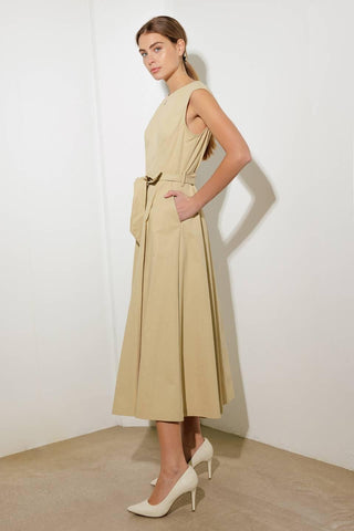 DELICATE DREAMS WOVEN MIDI DRESS - Glamourous Grace