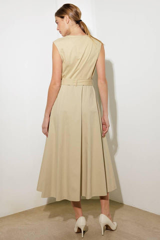 DELICATE DREAMS WOVEN MIDI DRESS - Glamourous Grace