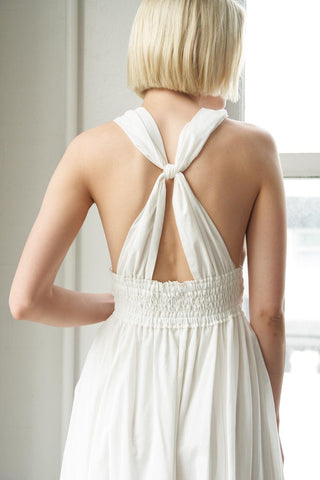 BIG CITY DREAMS WOVEN MIDI DRESS - Glamourous Grace
