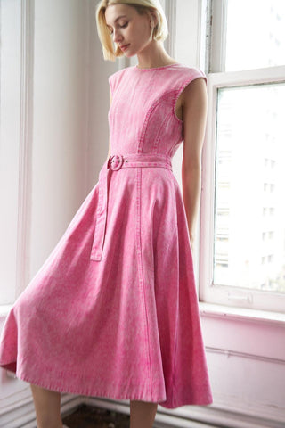 NEVER FORGET TWILL MIDI DRESS - Glamourous Grace