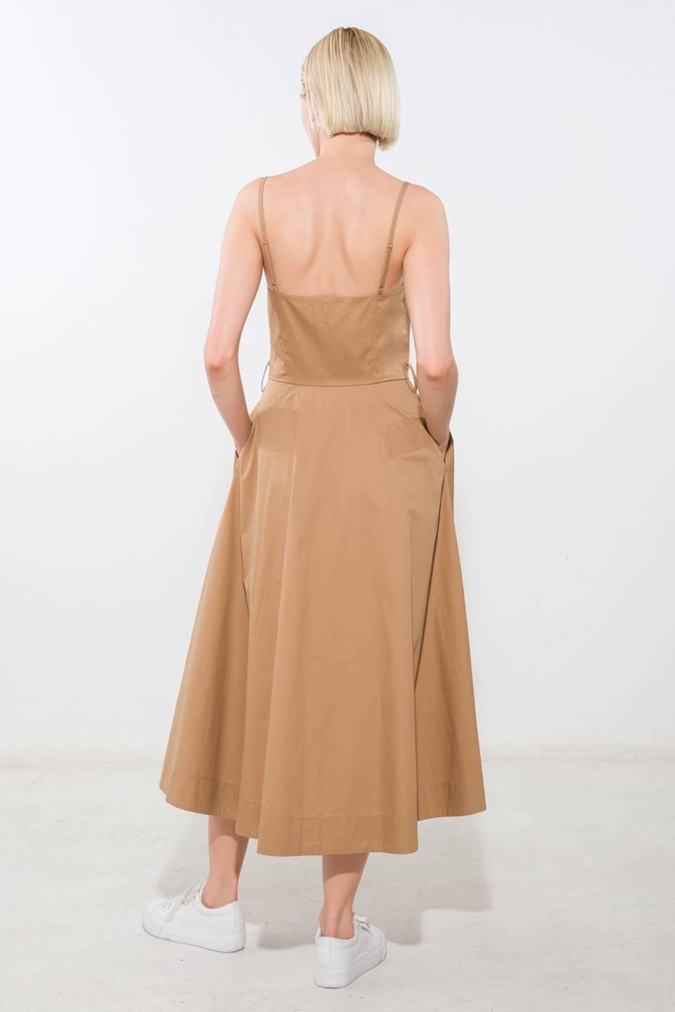 PROOF OF PERFECTION WOVEN MIDI DRESS - Glamourous Grace