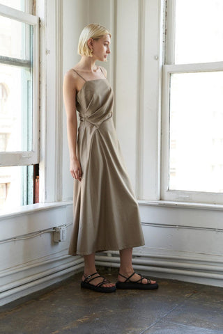 HAPPILY YOURS WOVEN MIDI DRESS - Glamourous Grace