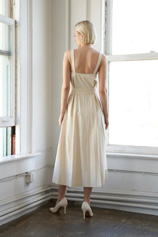 CALIFORNIA DREAMING WOVEN MIDI DRESS - Glamourous Grace