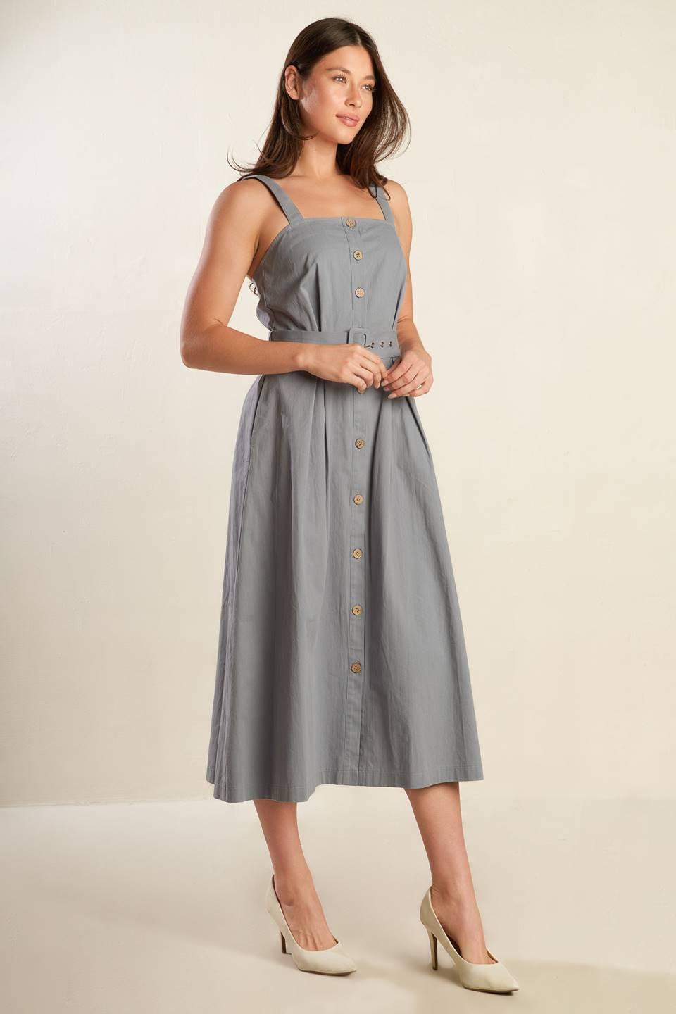 CALIFORNIA DREAMING WOVEN MIDI DRESS - Glamourous Grace