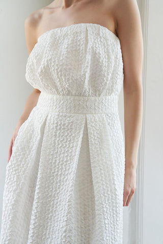 IN DOLLY WE TRUST WOVEN MIDI DRESS - Glamourous Grace