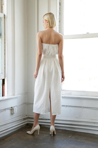 IN DOLLY WE TRUST WOVEN MIDI DRESS - Glamourous Grace