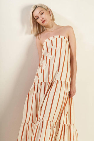 SWEET REMINISCENCE WOVEN MAXI DRESS - Glamourous Grace