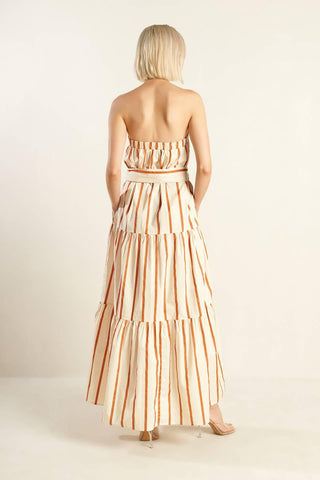 SWEET REMINISCENCE WOVEN MAXI DRESS - Glamourous Grace