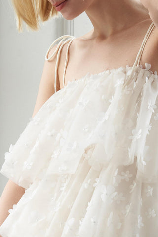 ALWAYS ON THE GO TULLE MINI DRESS - Glamourous Grace