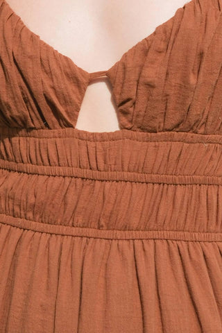 EFFORTLESS ELEGANCE WOVEN MAXI DRESS - Glamourous Grace