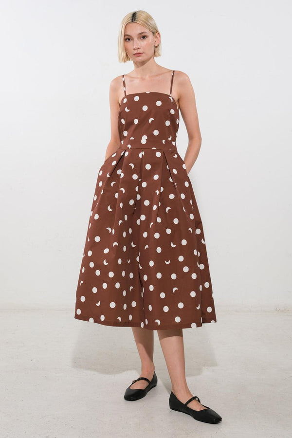 HARMONY HORIZON WOVEN MIDI DRESS - Glamourous Grace