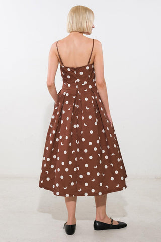 HARMONY HORIZON WOVEN MIDI DRESS - Glamourous Grace