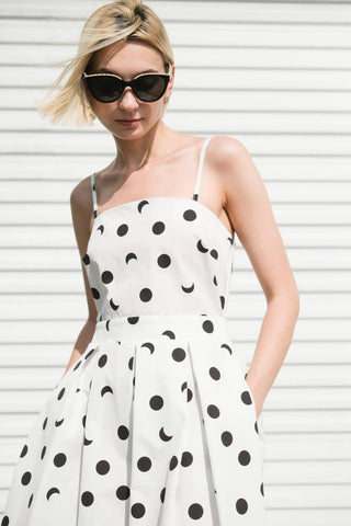 HARMONY HORIZON WOVEN MIDI DRESS - Glamourous Grace