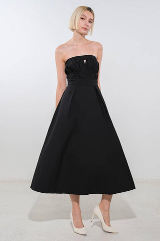 MYSTIC MUSE WOVEN MIDI DRESS - Glamourous Grace