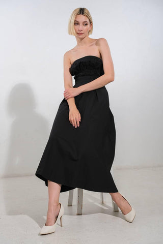 MYSTIC MUSE WOVEN MIDI DRESS - Glamourous Grace