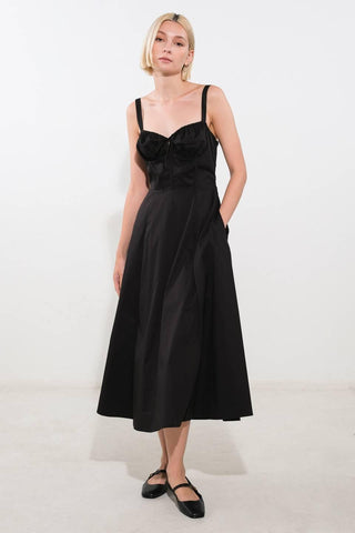 OCEANIC OPULENCE WOVEN MIDI DRESS - Glamourous Grace