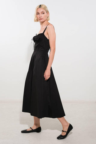 OCEANIC OPULENCE WOVEN MIDI DRESS - Glamourous Grace