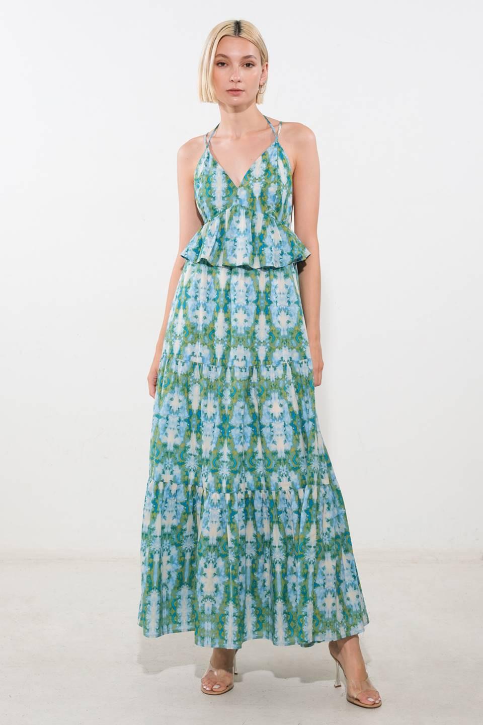 MOONLIGHT WHISPER WOVEN MAXI DRESS - Glamourous Grace