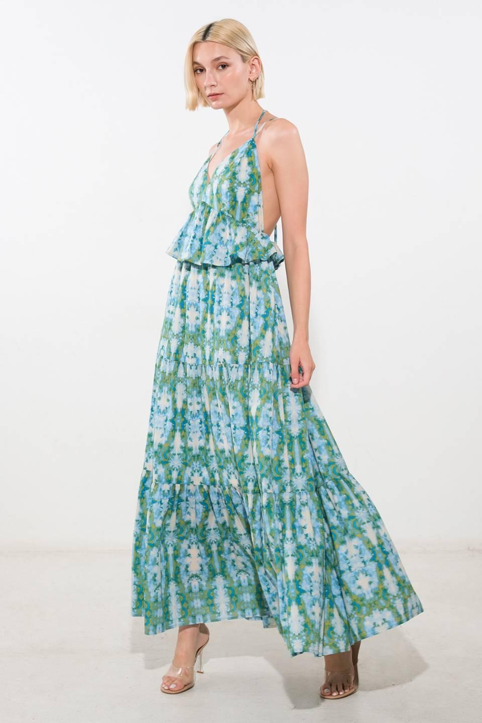 MOONLIGHT WHISPER WOVEN MAXI DRESS - Glamourous Grace