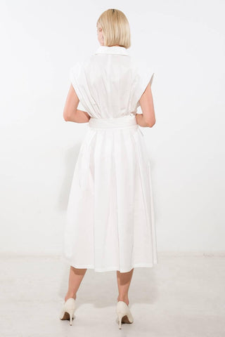 DEEPER CONNECTION WOVEN MIDI DRESS - Glamourous Grace