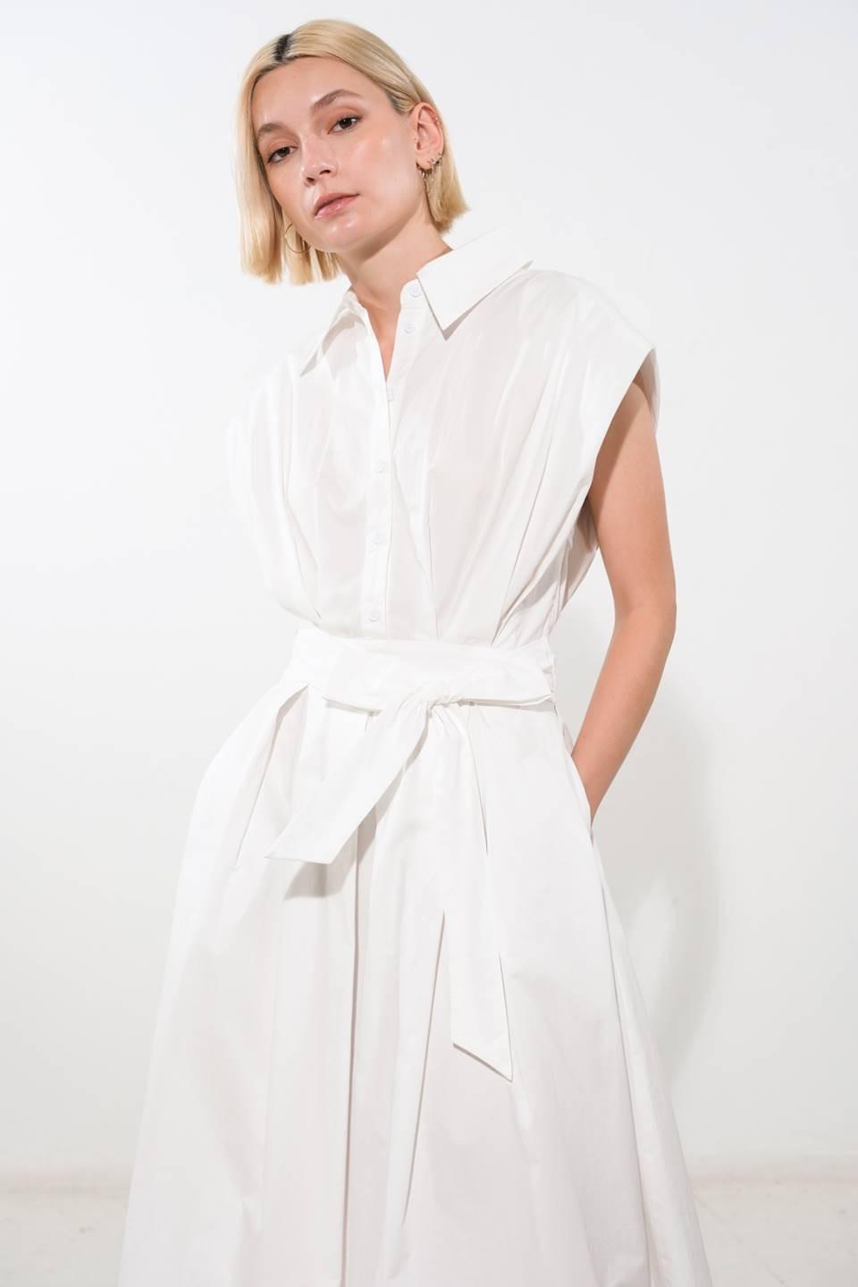 DEEPER CONNECTION WOVEN MIDI DRESS - Glamourous Grace