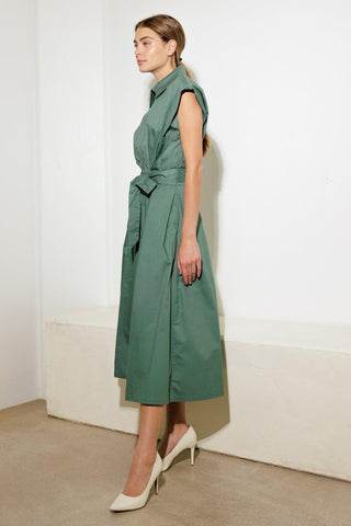 DEEPER CONNECTION WOVEN MIDI DRESS - Glamourous Grace