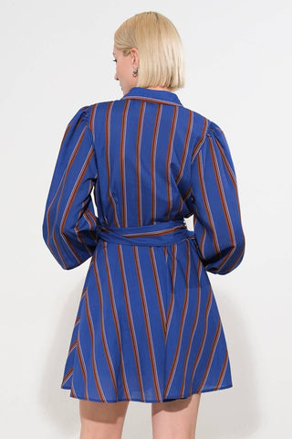 GIVE IT A GO WOVEN MINI DRESS - Glamourous Grace