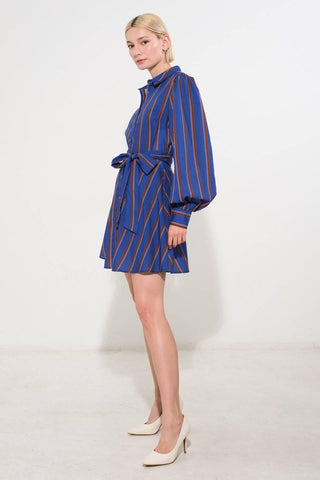 GIVE IT A GO WOVEN MINI DRESS - Glamourous Grace