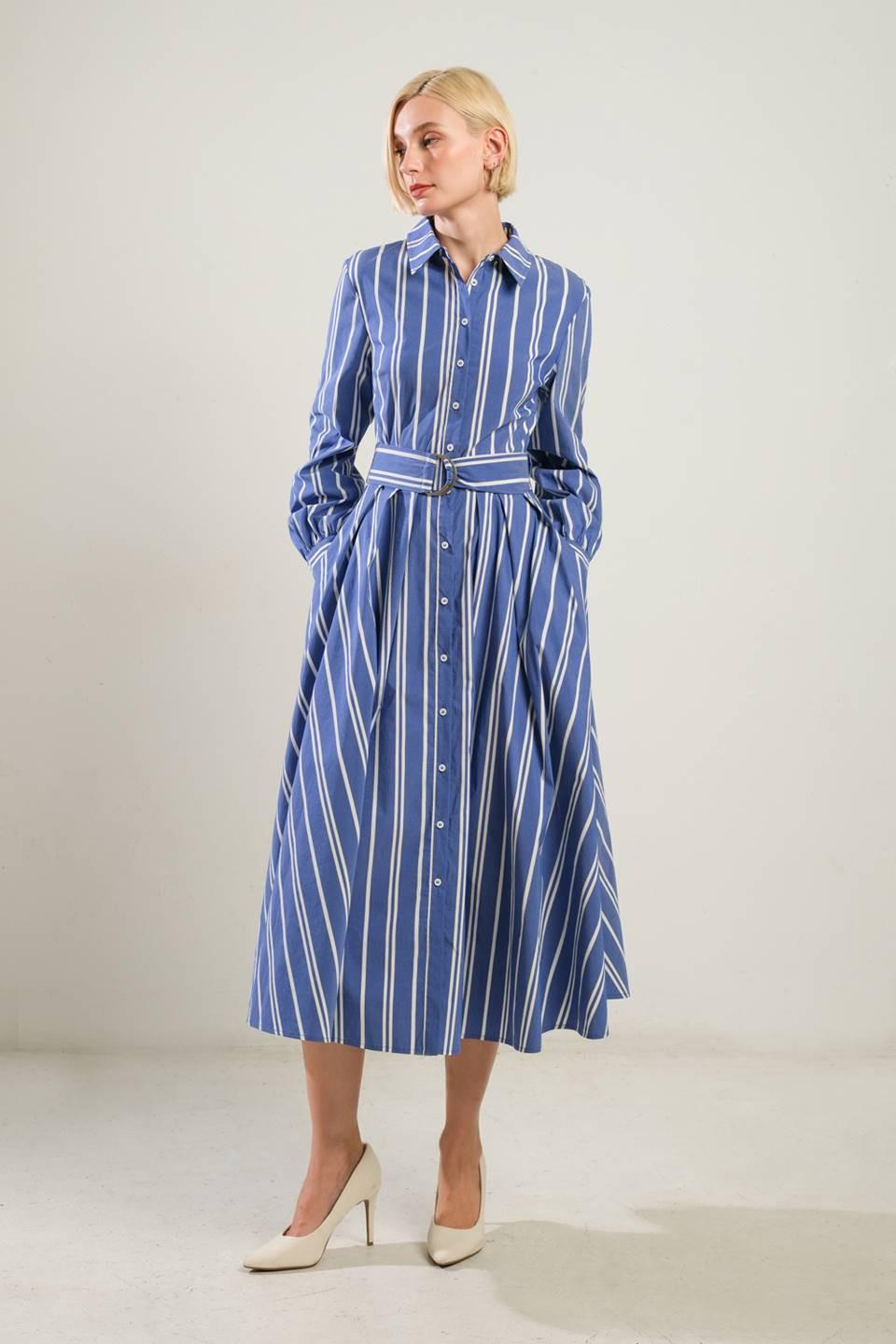 PETAL POWER MIDI SHIRT DRESS - Glamourous Grace