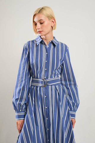PETAL POWER MIDI SHIRT DRESS - Glamourous Grace